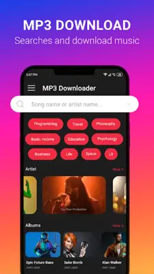 Music Downloader android App screenshot 6